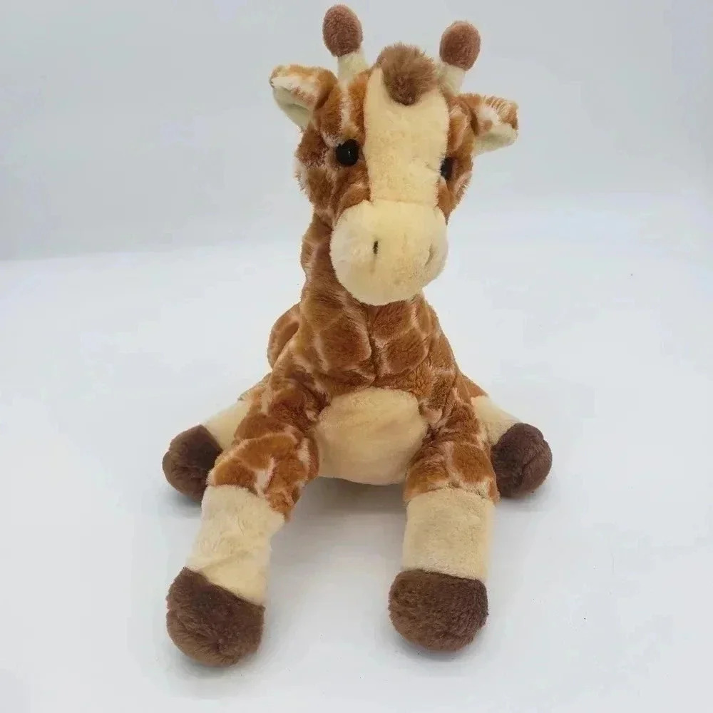 Aurora World Destination Nation Sitting Giraffe 12" Plush Stuffed Animal Toy